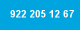 922 205 12 67